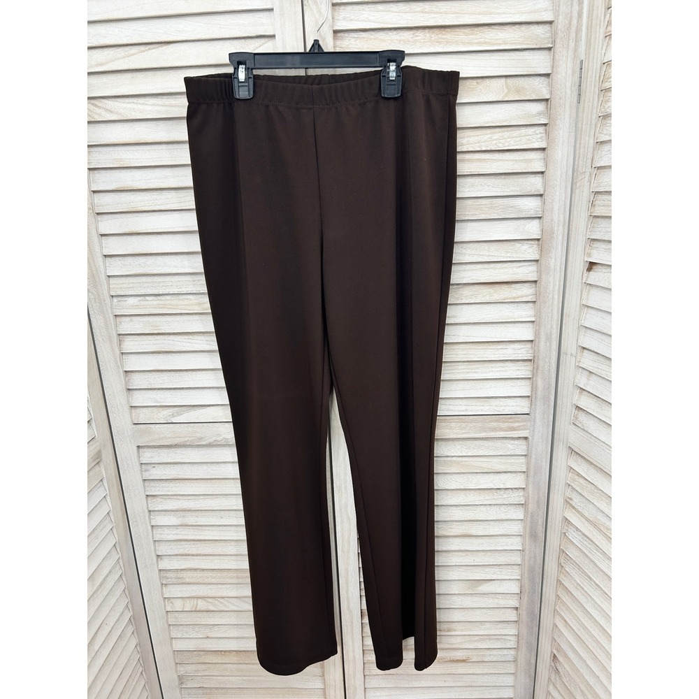 Susan Graver Pants Medium Brown Workwear Old Money Preppy